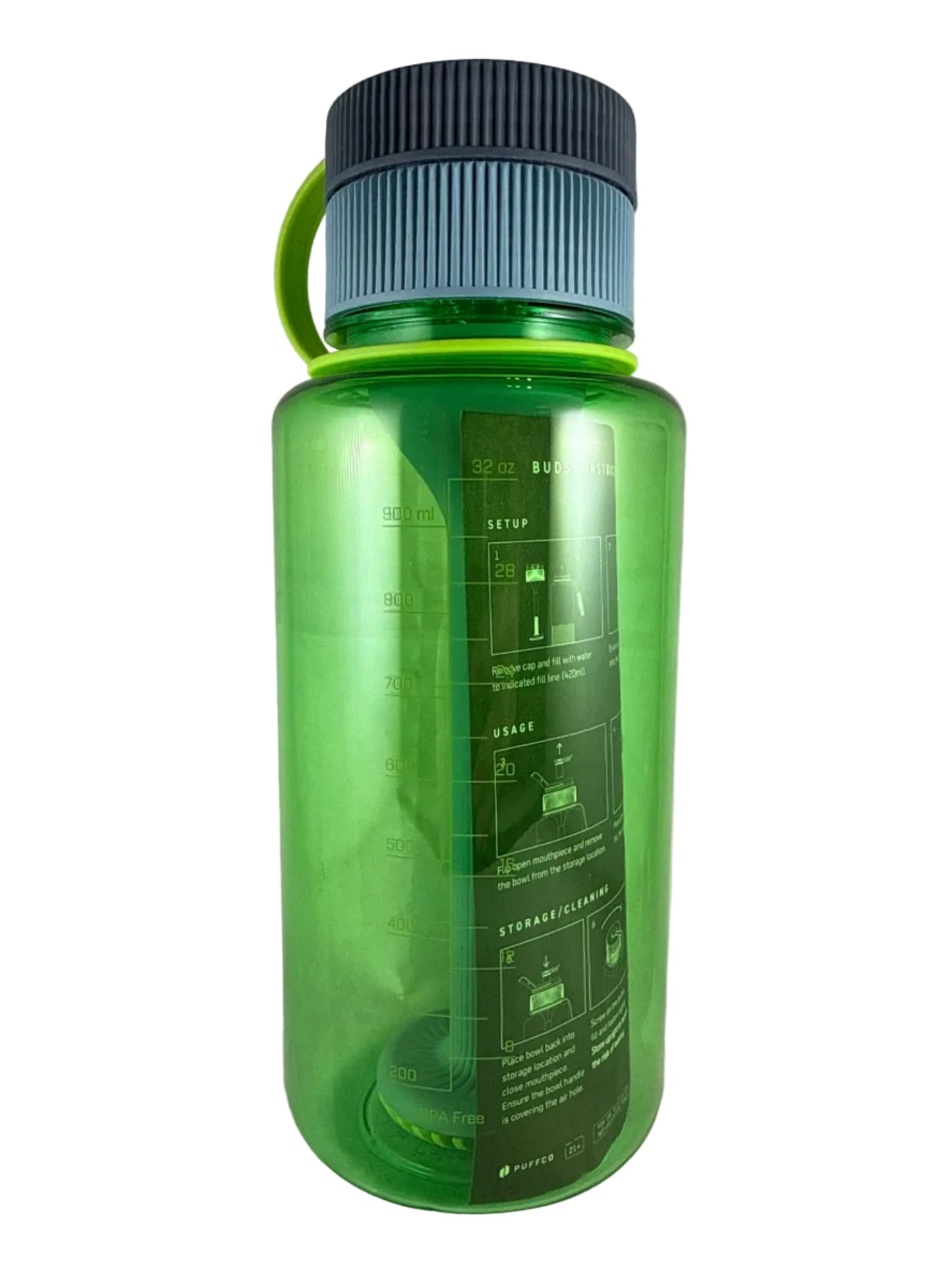 Puffco Budsy Waterpipe - Emerald Green 2