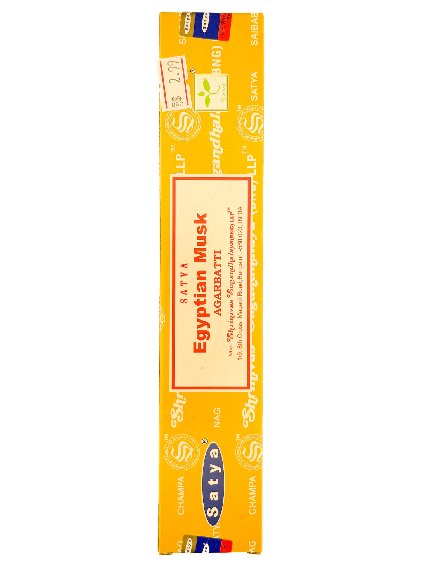 SATYA EGYPTIAN MUSK INCENSE 15G