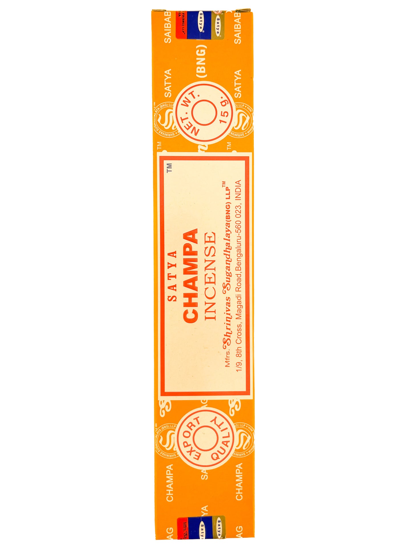 SATYA CHAMPA INCENSE 15G