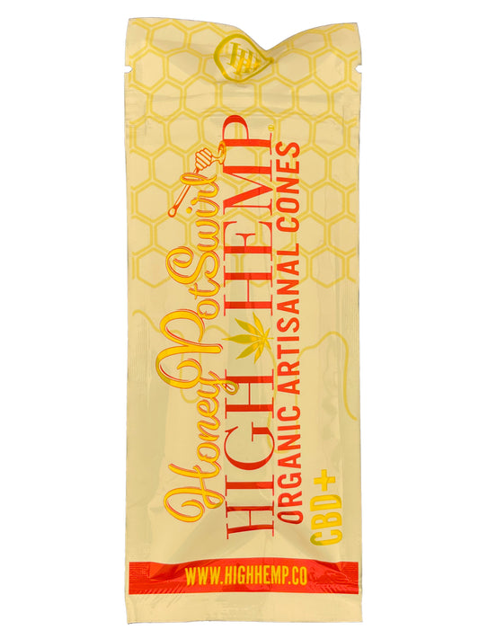 High Hemp Honey Pot Swirl Cones 2pc