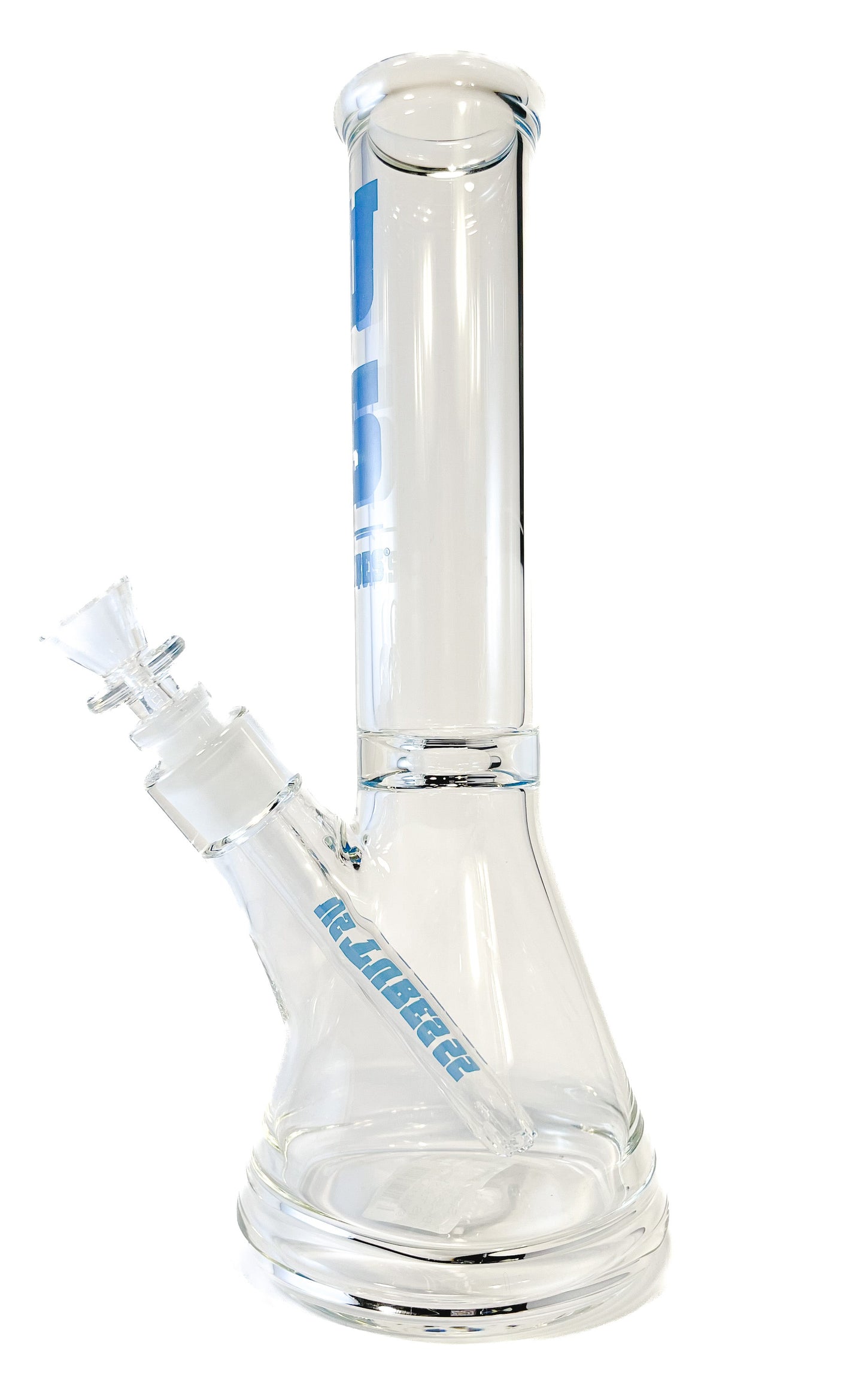 US Tubes 12in Constriction Beaker Waterpipe Light Blue 3