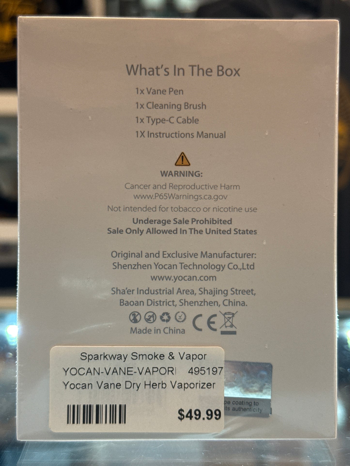 Yocan Vane Dry Herb Vaporizer