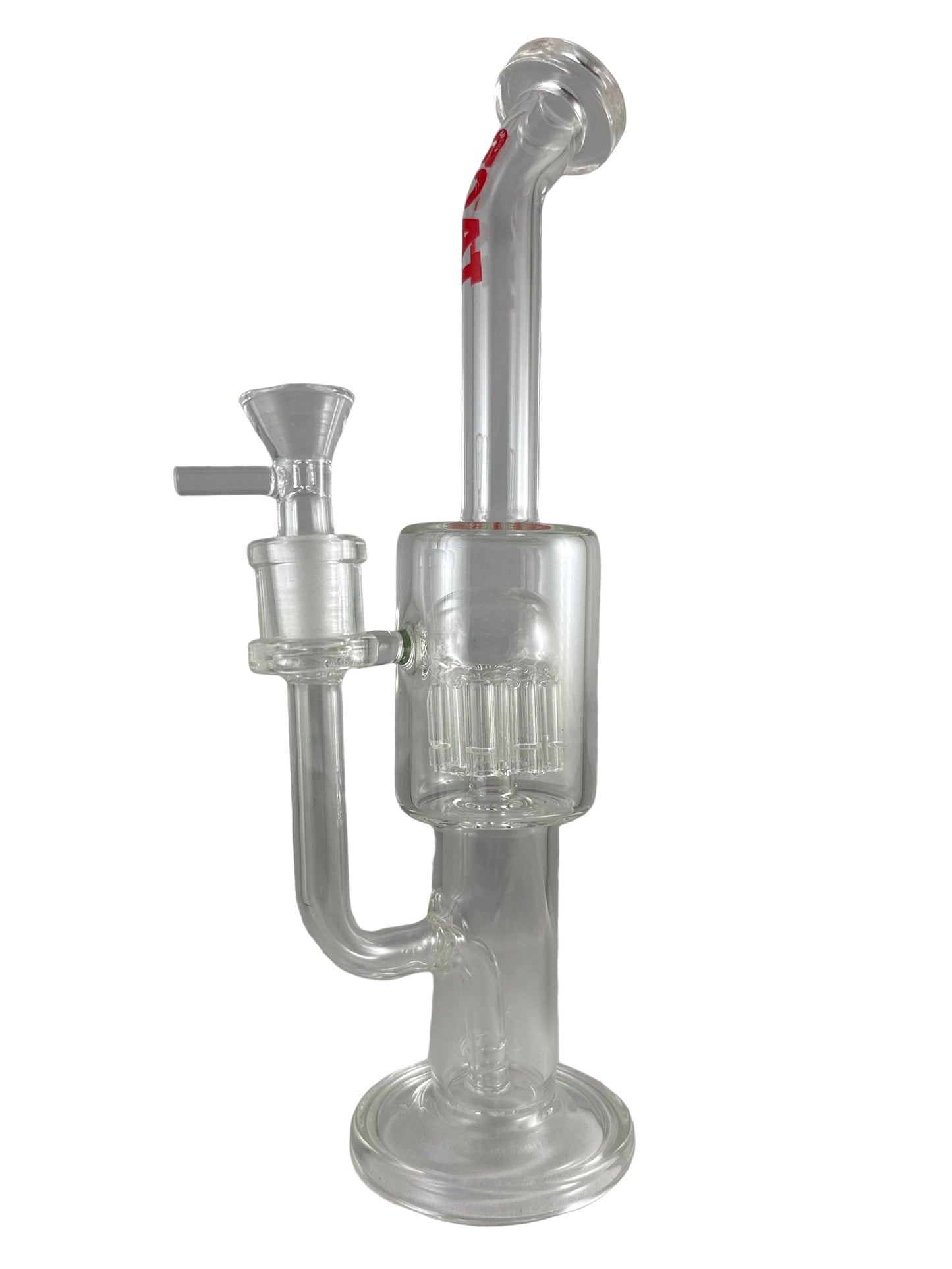10.5IN Lucky Goat Inline / Showerhead Rig w 14mm Bowl