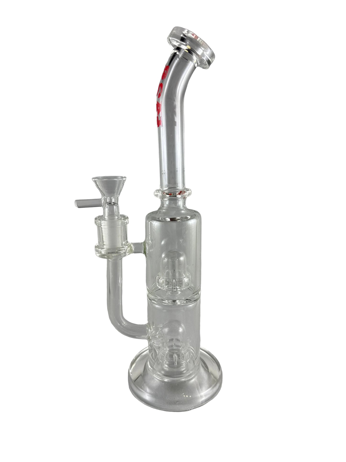 11IN Lucky Goat Dual Shower Head Rig w 14mm Bowl