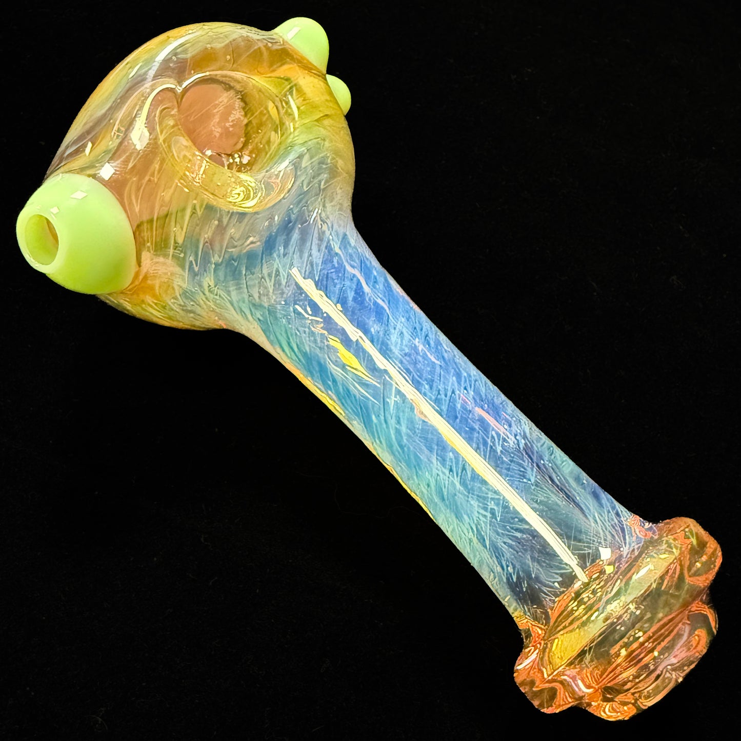 Cose Glass Honeycomb Cap Fume Spoon Pipe