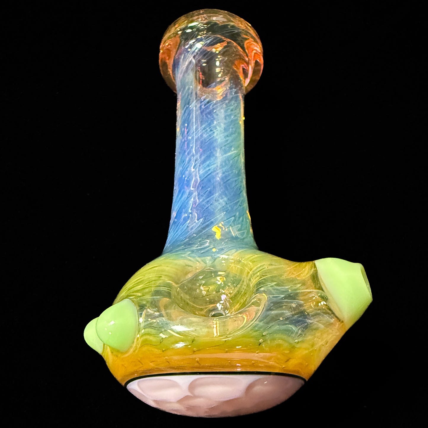 Cose Glass Honeycomb Cap Fume Spoon Pipe