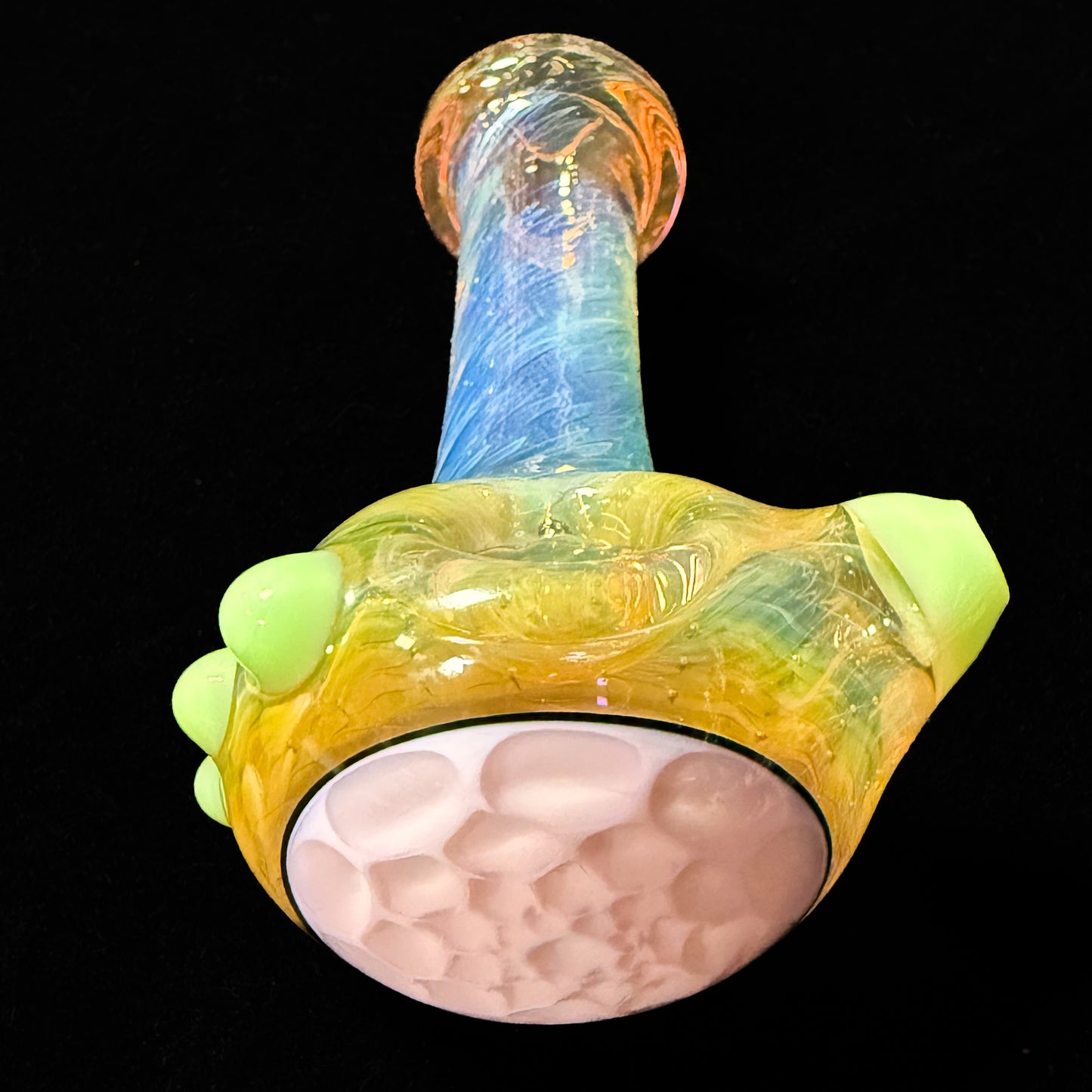 Cose Glass Honeycomb Cap Fume Spoon Pipe