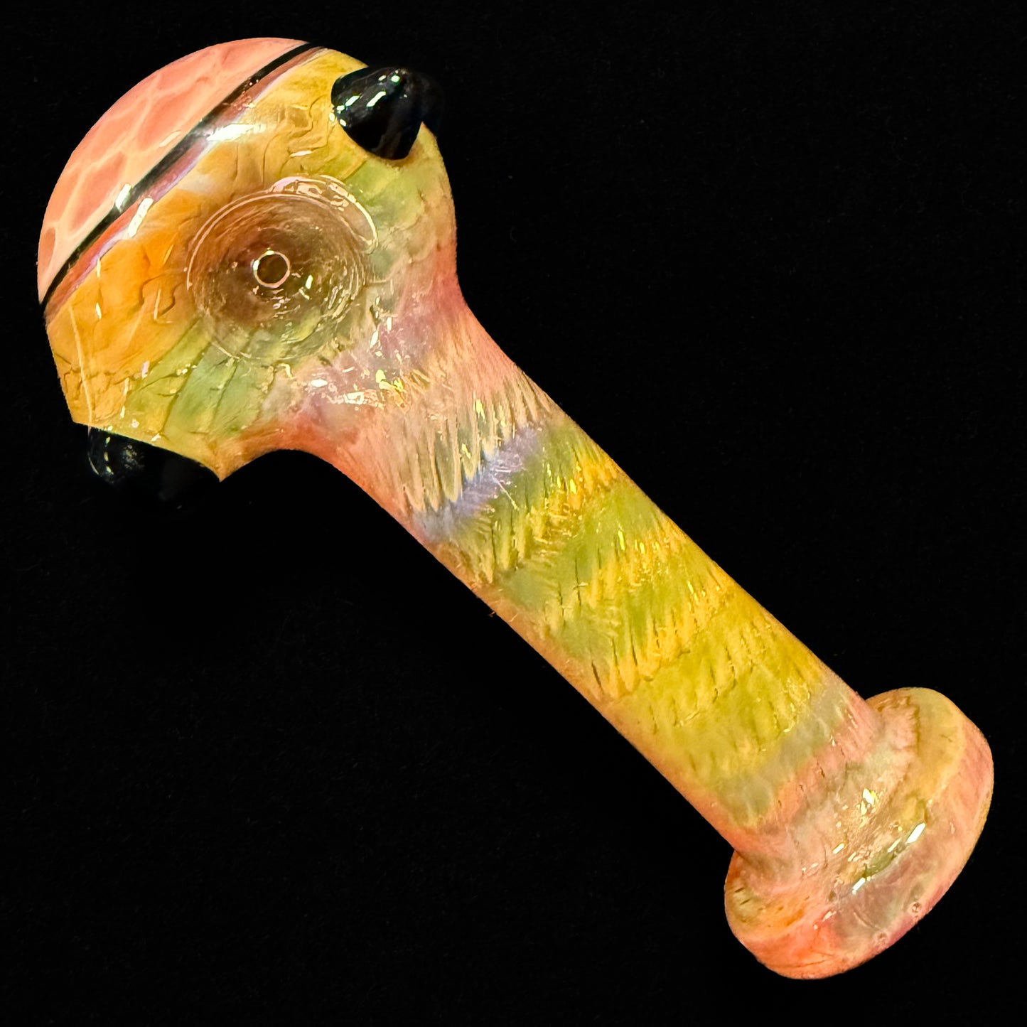 Cose Glass Honeycomb Cap Fume Spoon Pipe