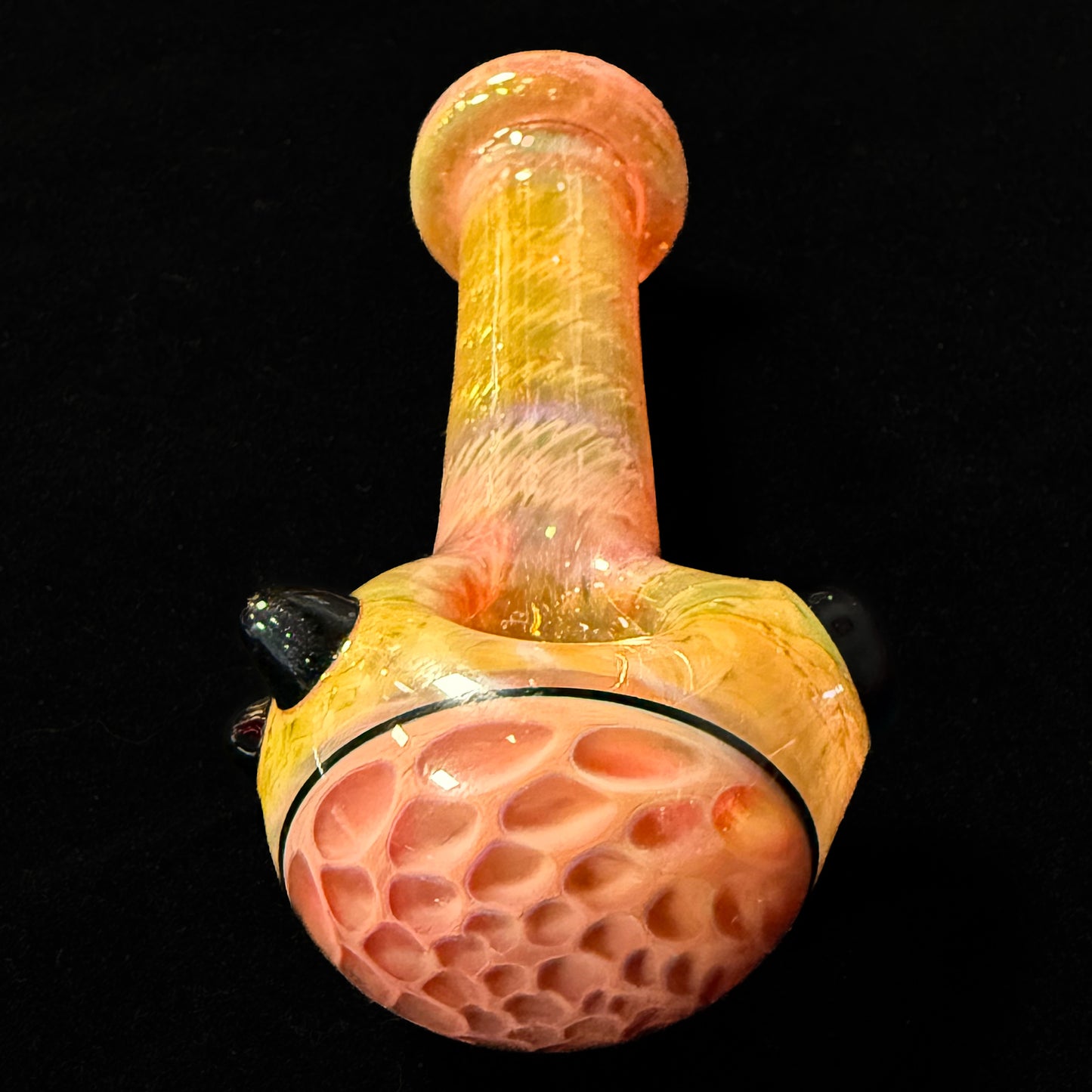 Cose Glass Honeycomb Cap Fume Spoon Pipe