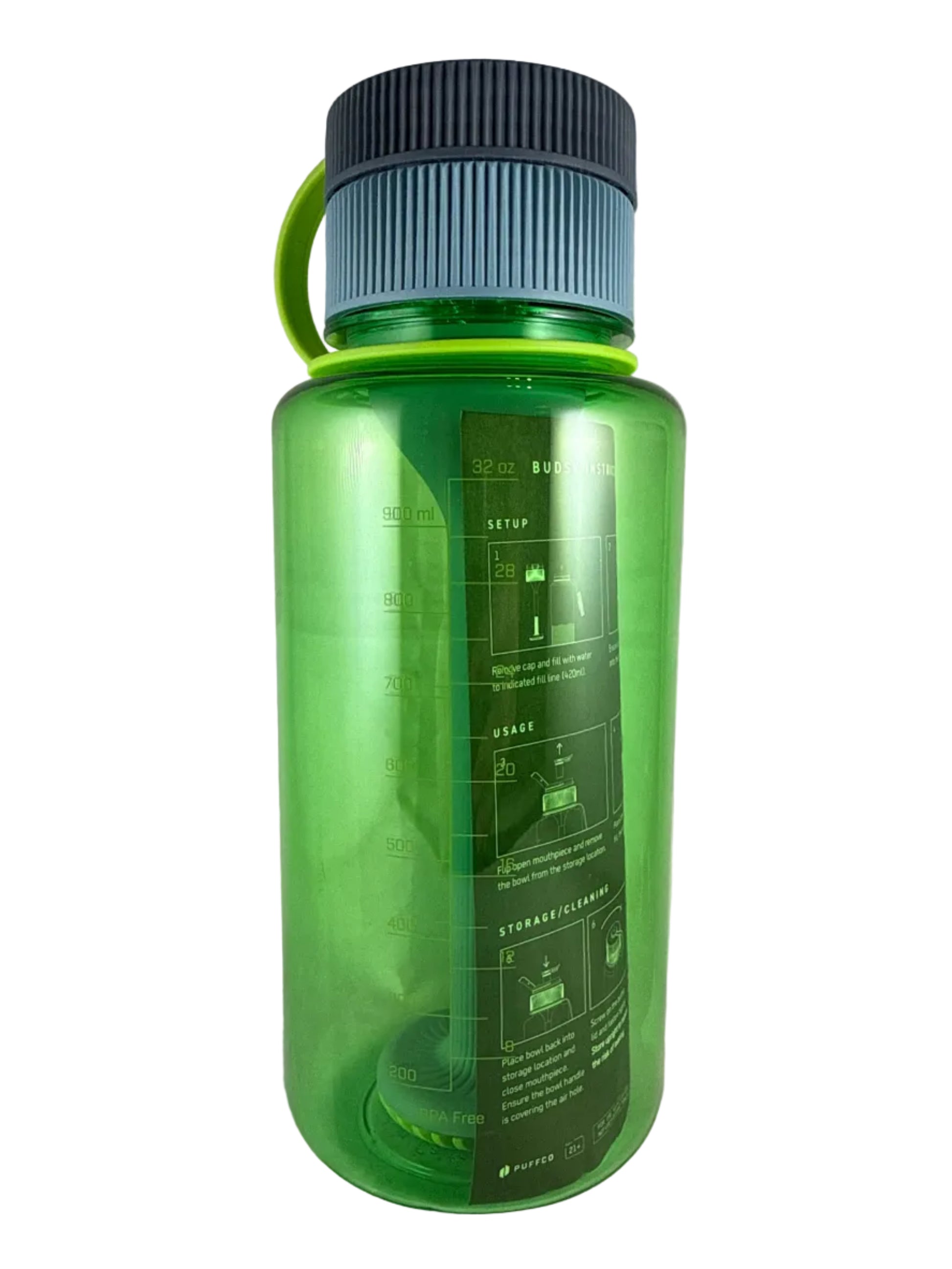 Puffco Budsy Waterpipe - Emerald Green 2
