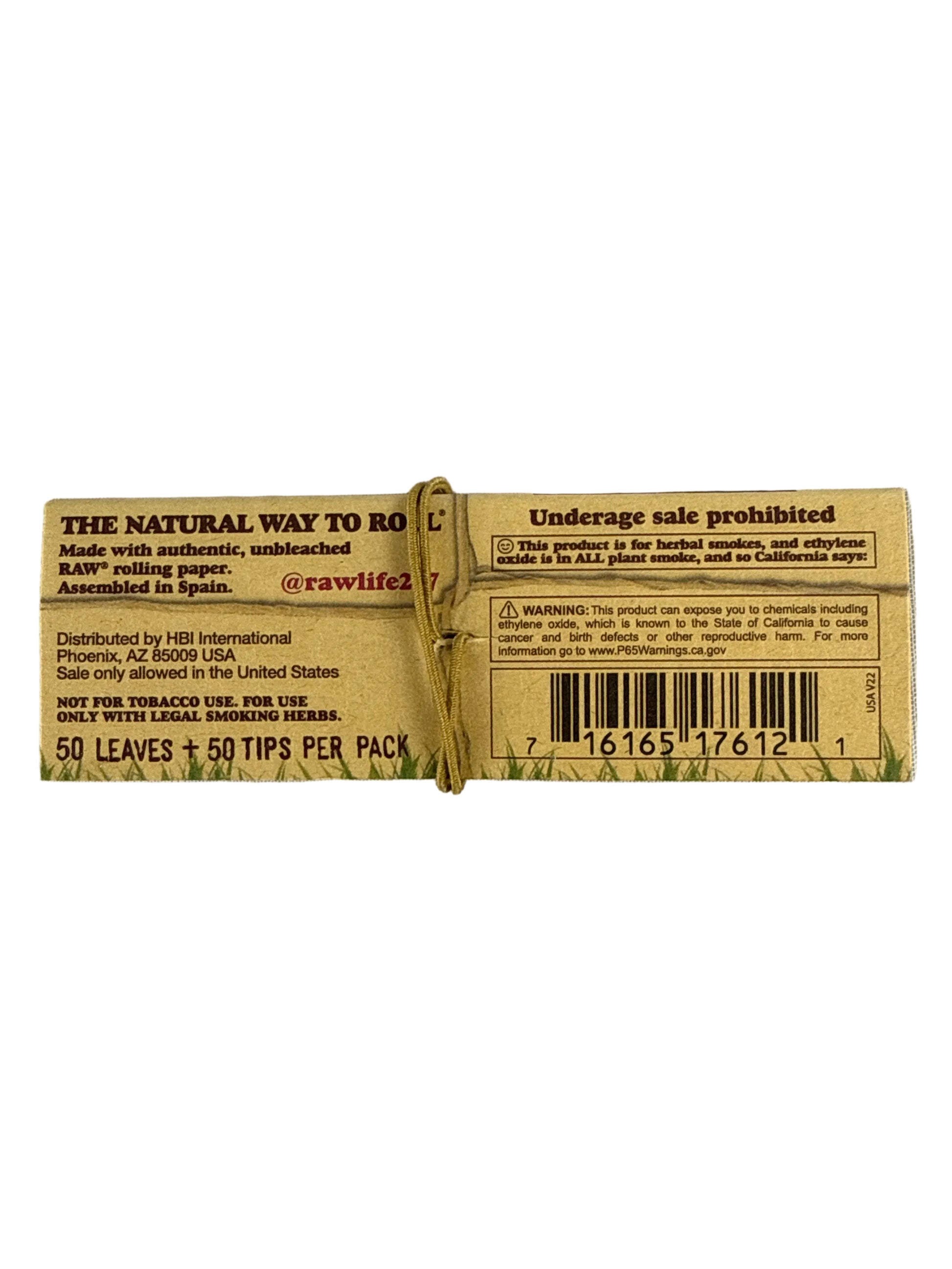 Raw Organic Connoisseur 1 1/4 Rolling Papers with Tips 2 - Bloomingdale, NJ