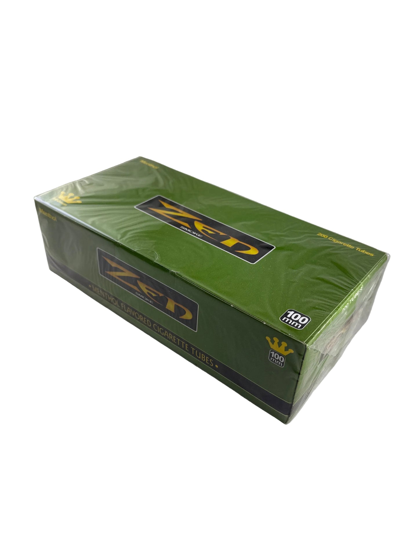 Green box with a logo on a white background