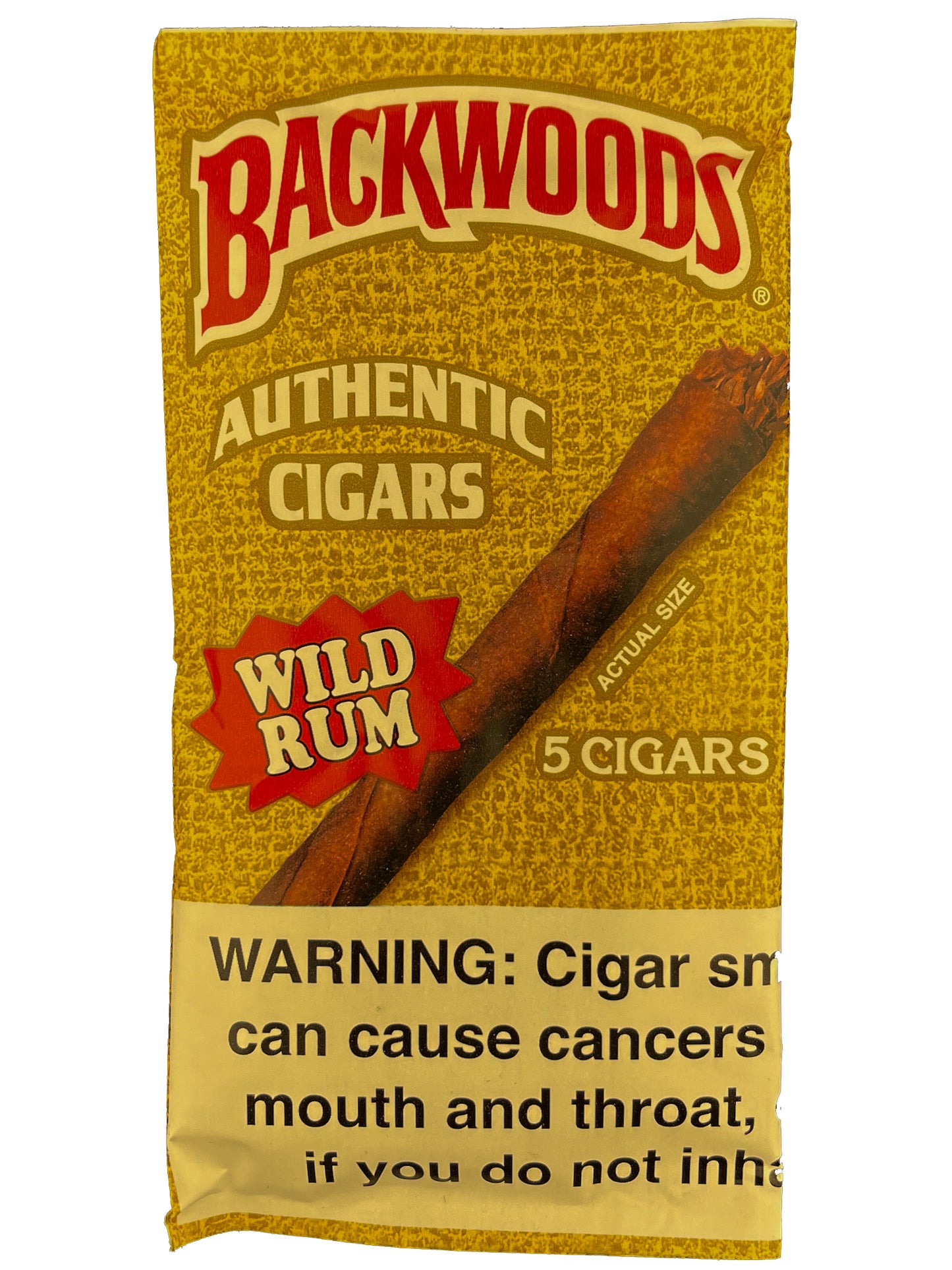Backwoods Wild Rum Cigars 5pc