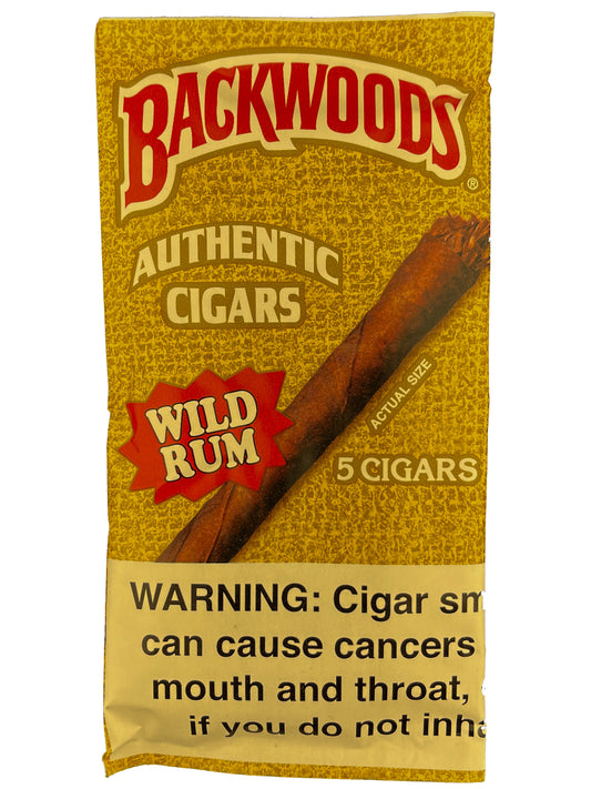 Backwoods Wild Rum Cigars 5pc