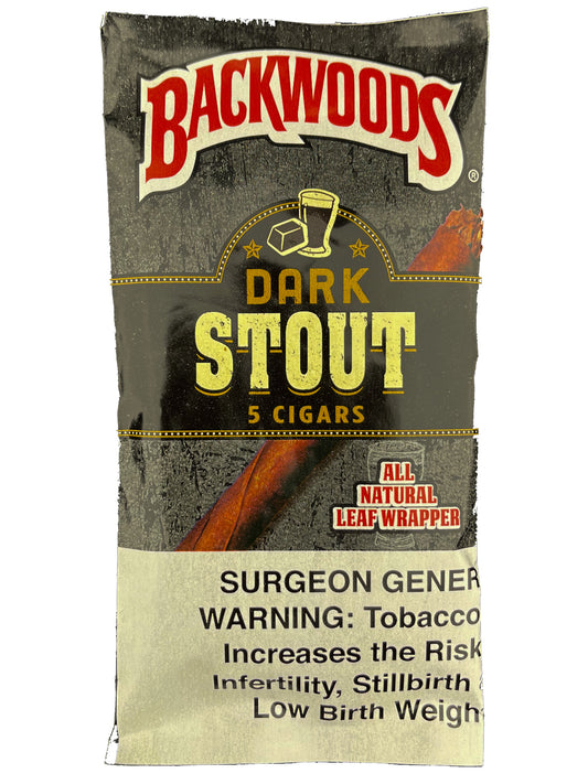 Backwoods Dark Stout Cigars 5pc