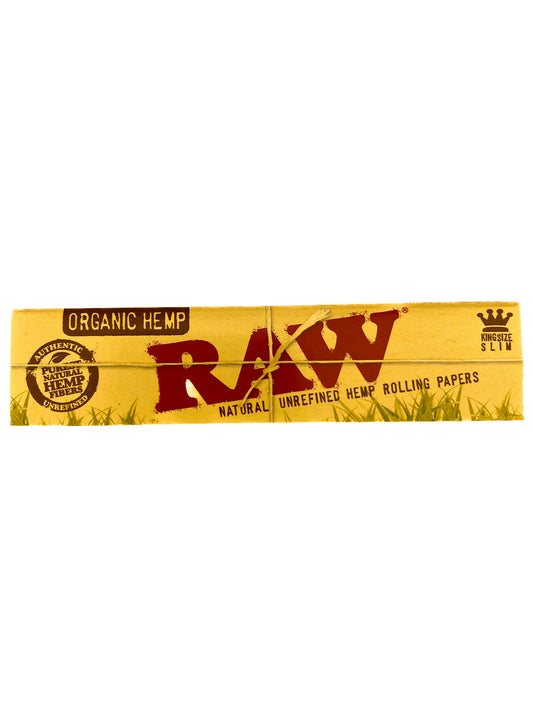 Raw Organic Hemp Rolling Papers King Slim