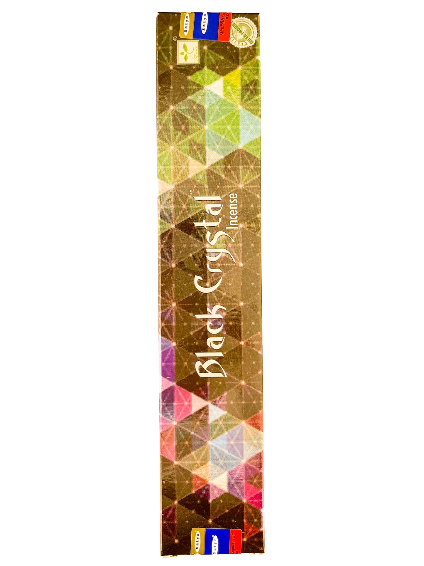 SATYA BLACK CRYSTAL 15G INCENSE