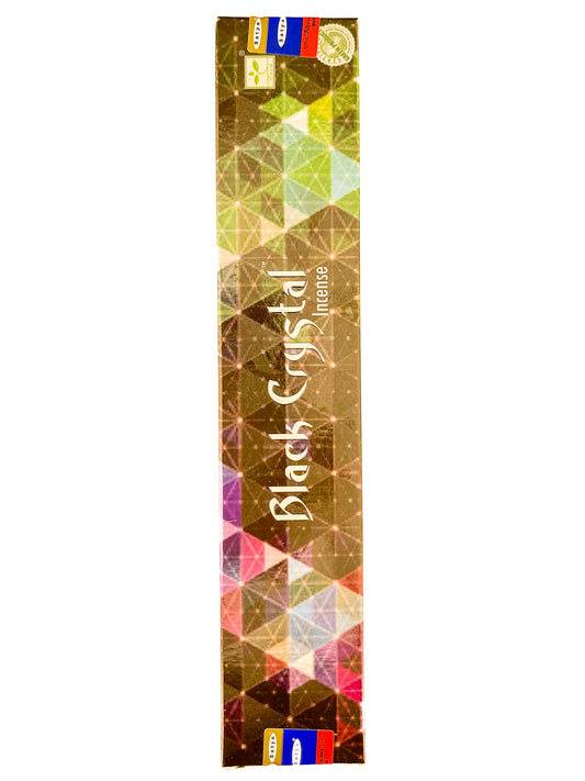 SATYA BLACK CRYSTAL 15G INCENSE
