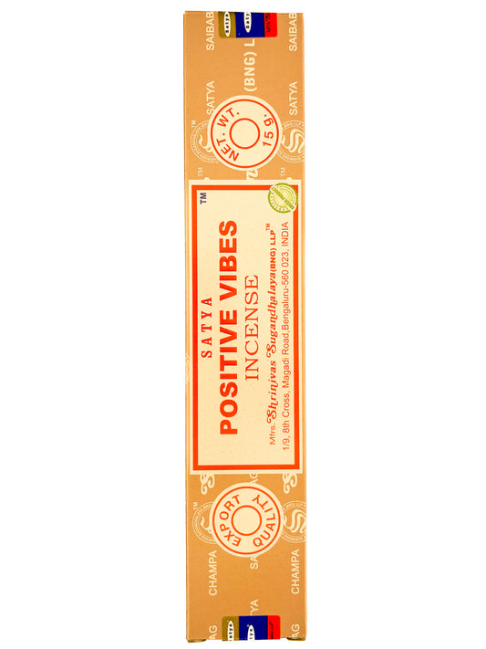 SATYA POSITIVE VIBES 15G INCENSE