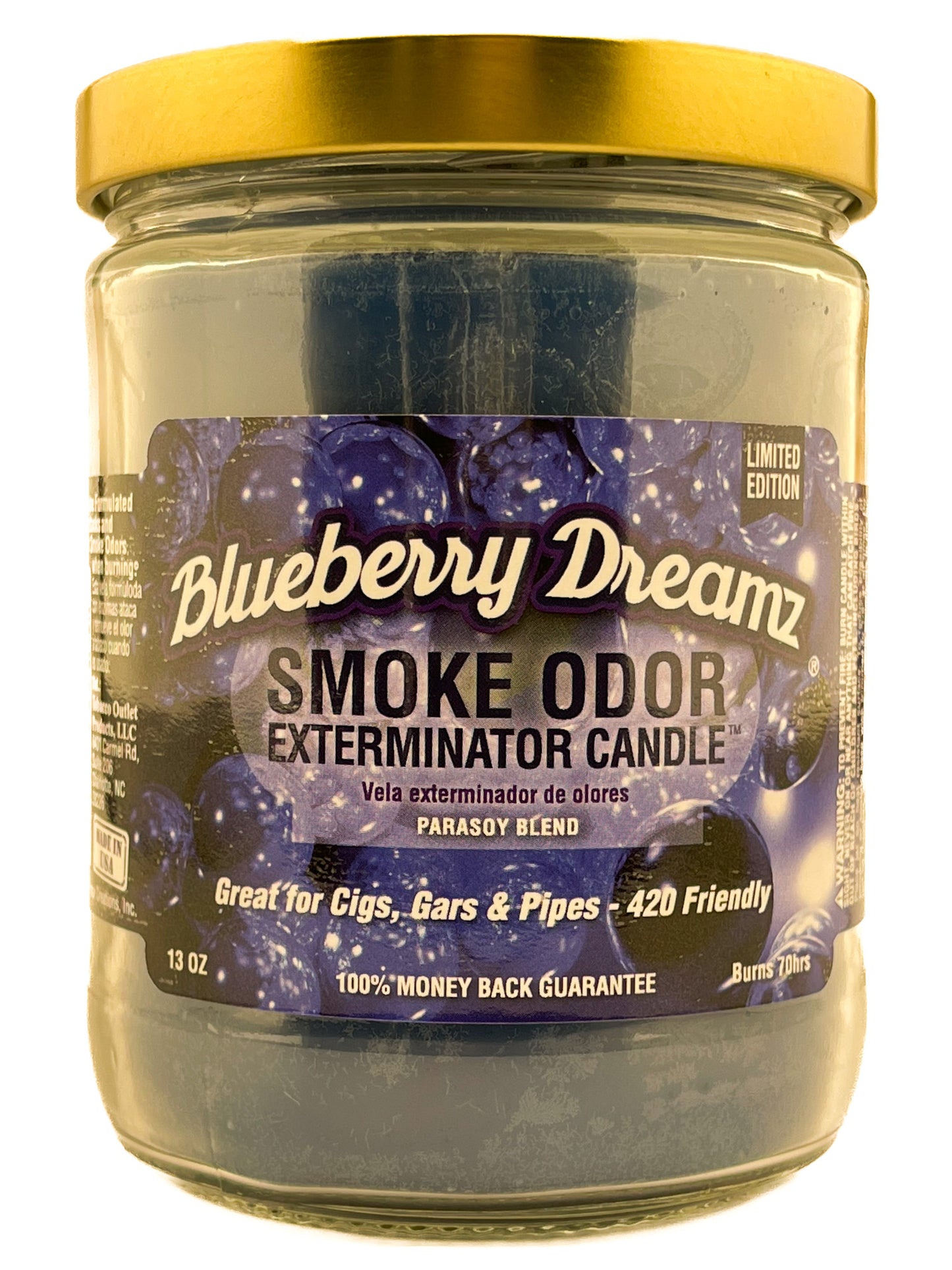 Smoke Odor Exterminator Candle Blueberry Dreamz 13oz