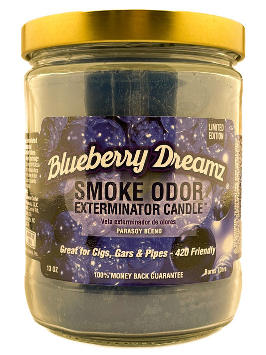 Smoke Odor Exterminator Candle Blueberry Dreamz 13oz
