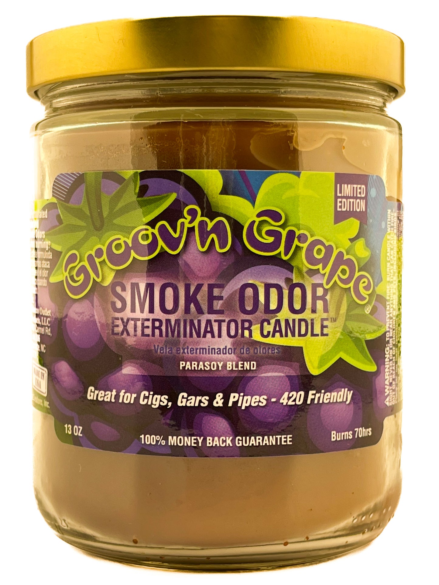 Smoke Odor Exterminator Candle Groovin Grape 13oz
