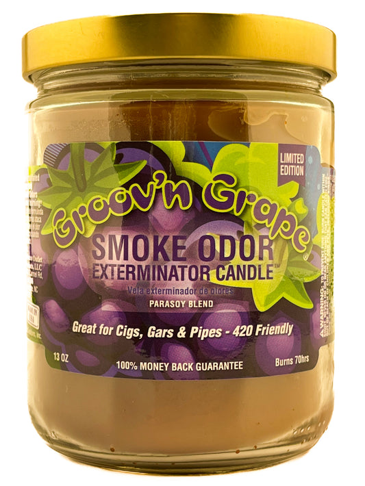 Smoke Odor Exterminator Candle Groovin Grape 13oz