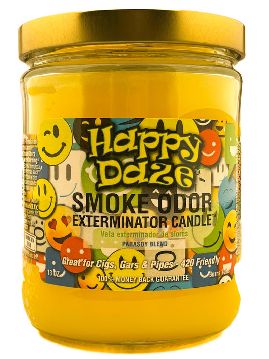 Smoke Odor Exterminator Candle Happy Daze 13oz