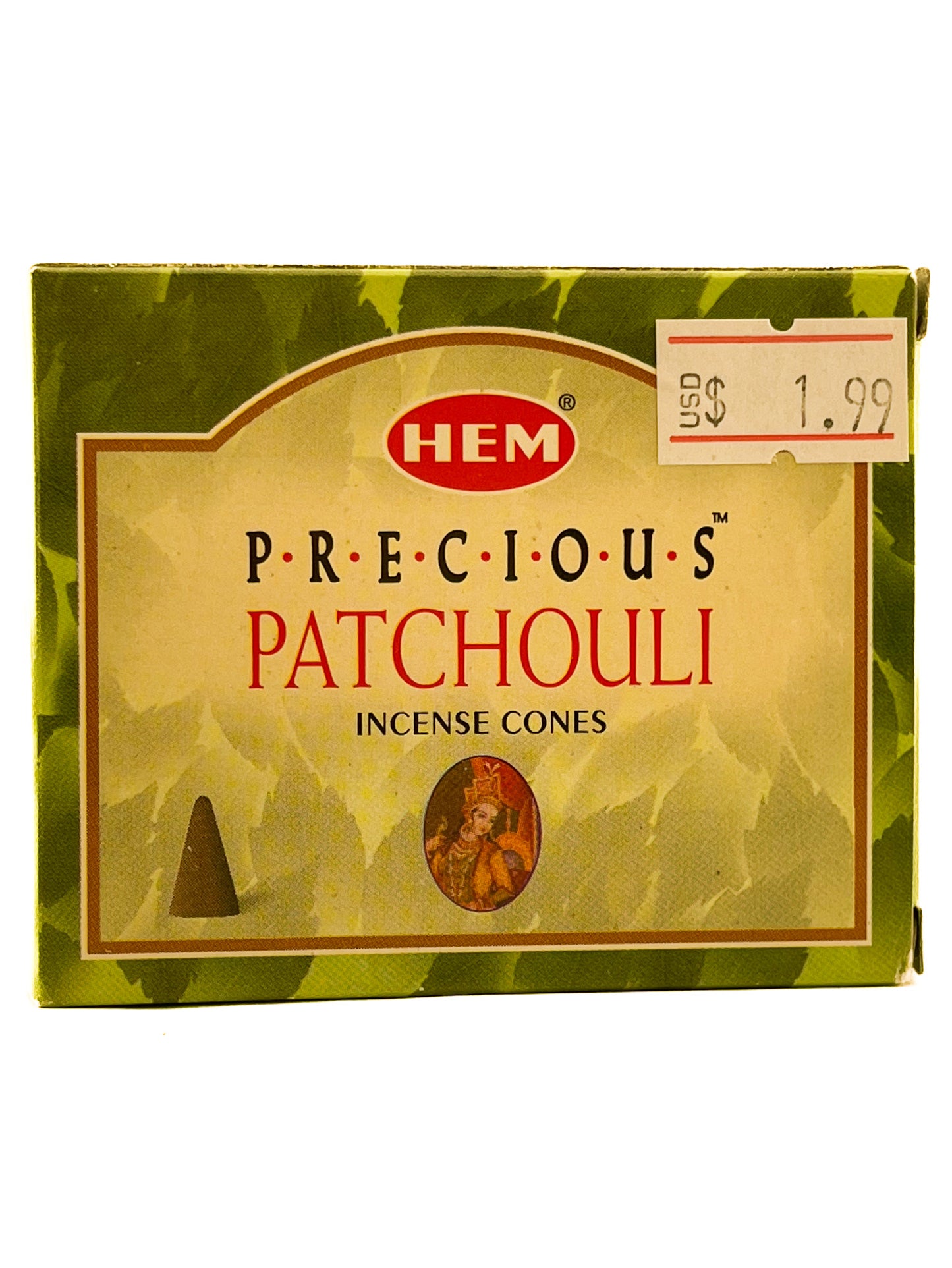 PATCHOULI HEM INCENSE CONES 10PC