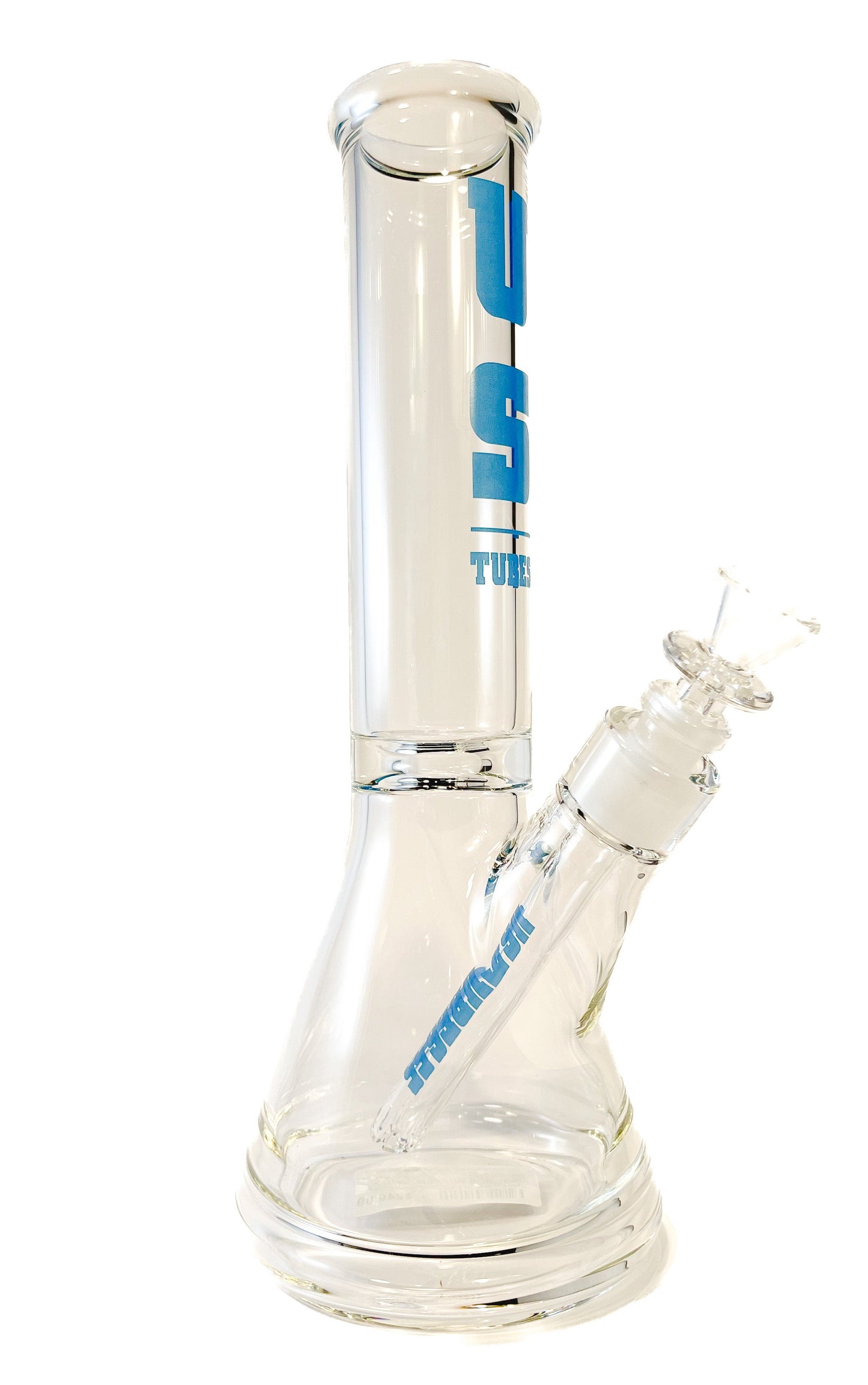 US Tubes 12in Constriction Beaker Waterpipe Light Blue