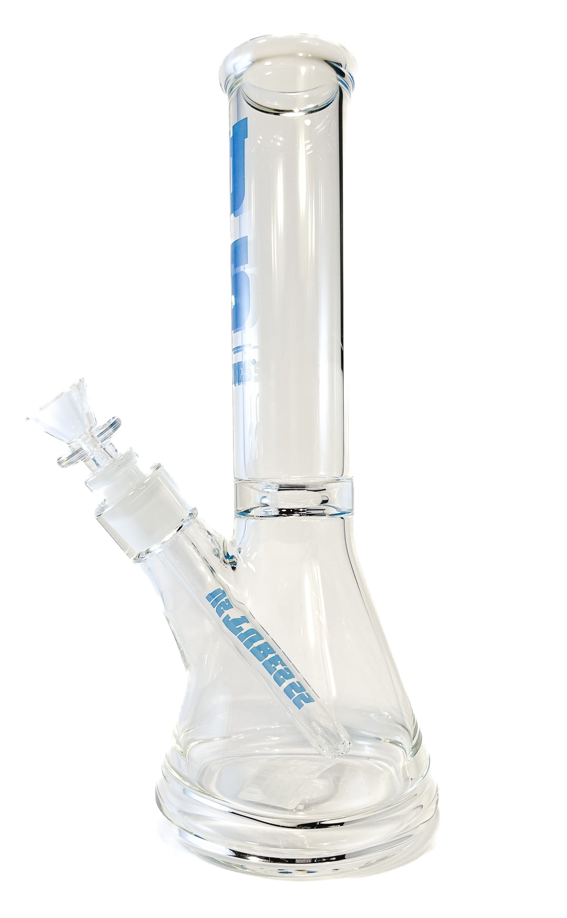 US Tubes 12in Constriction Beaker Waterpipe Light Blue 3