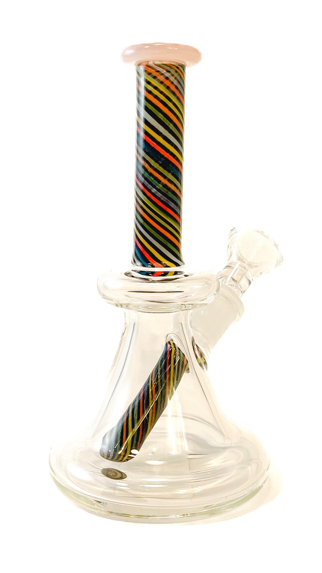 Candy twist rig waterpipe Rainbow with Pink Lip