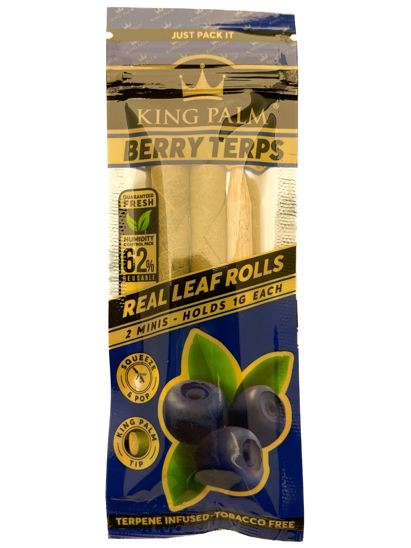 King Palm Blue Grape Minis Tubes 2pc