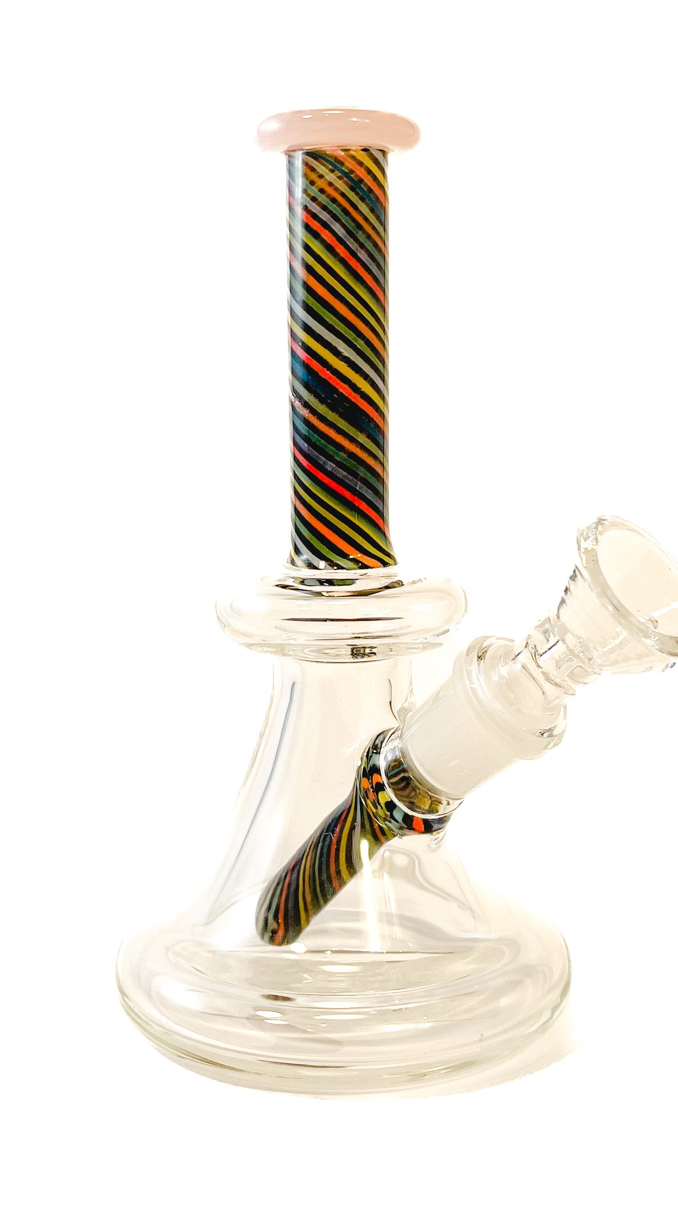 Candy twist rig waterpipe Rainbow with Pink Lip