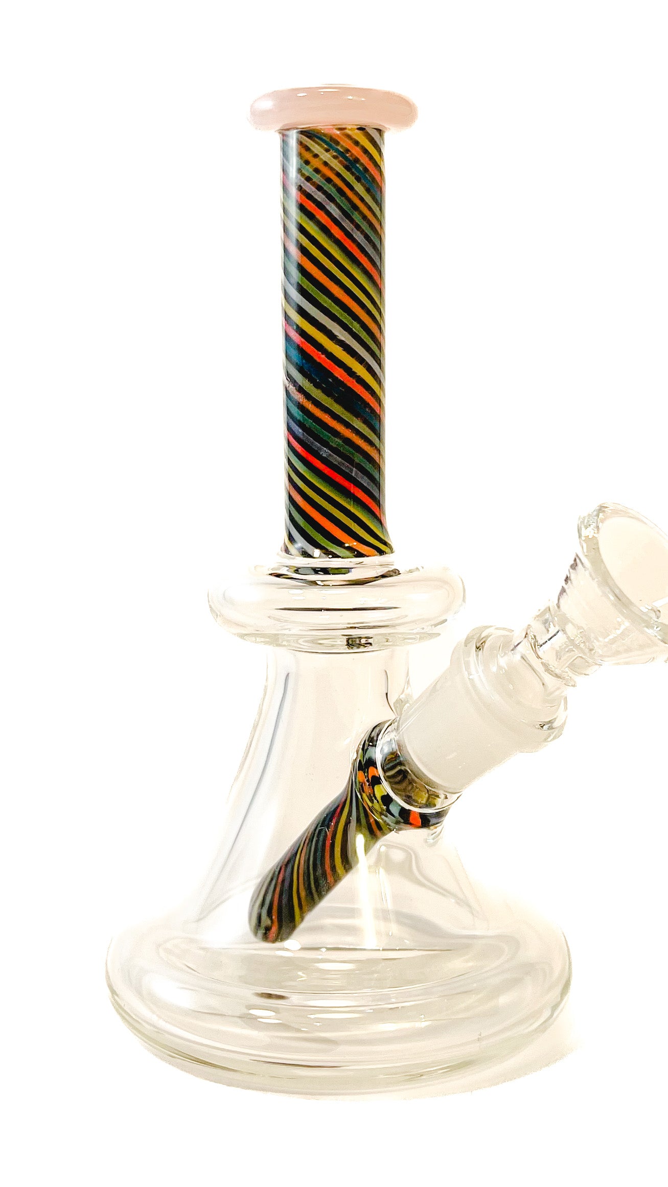 Candy twist rig waterpipe Rainbow with Pink Lip