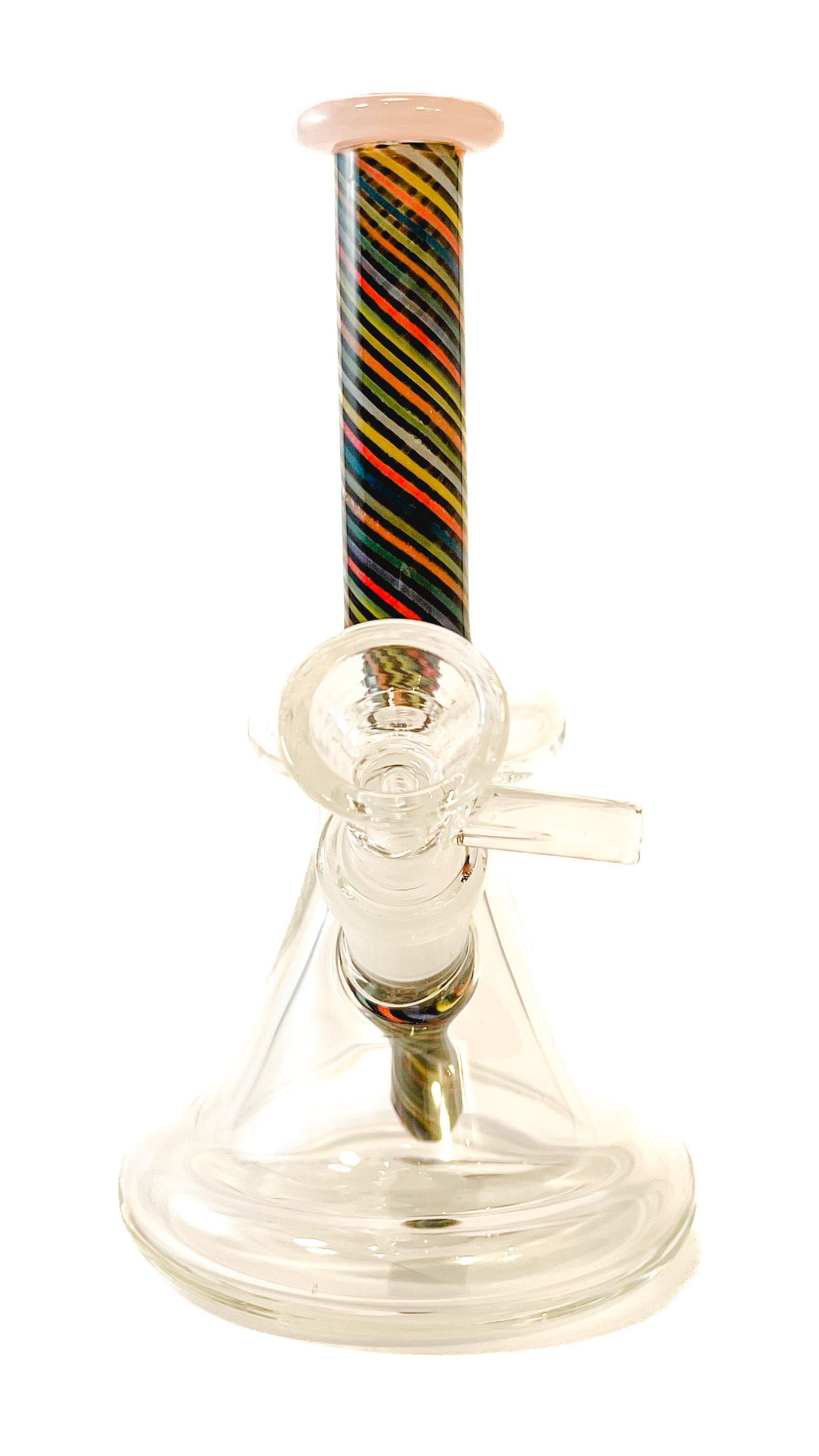 Candy twist rig waterpipe Rainbow with Pink Lip