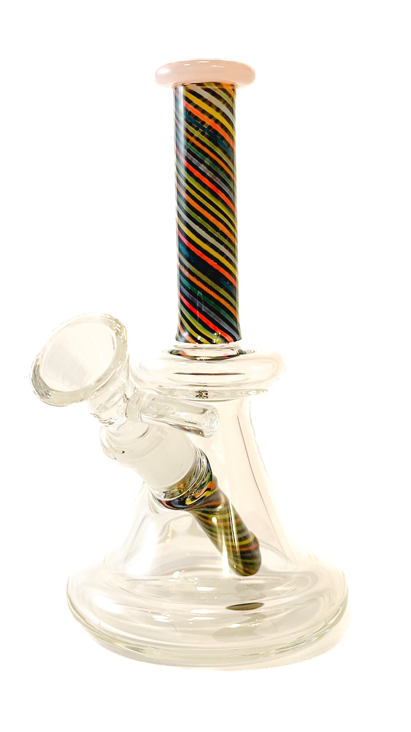 Candy twist rig waterpipe Rainbow with Pink Lip