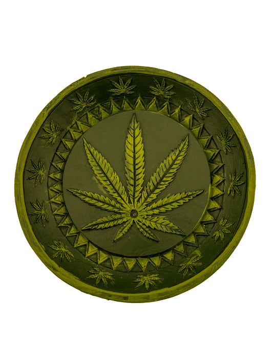 INCENSE BURNER - LEAF ROUND BURNER