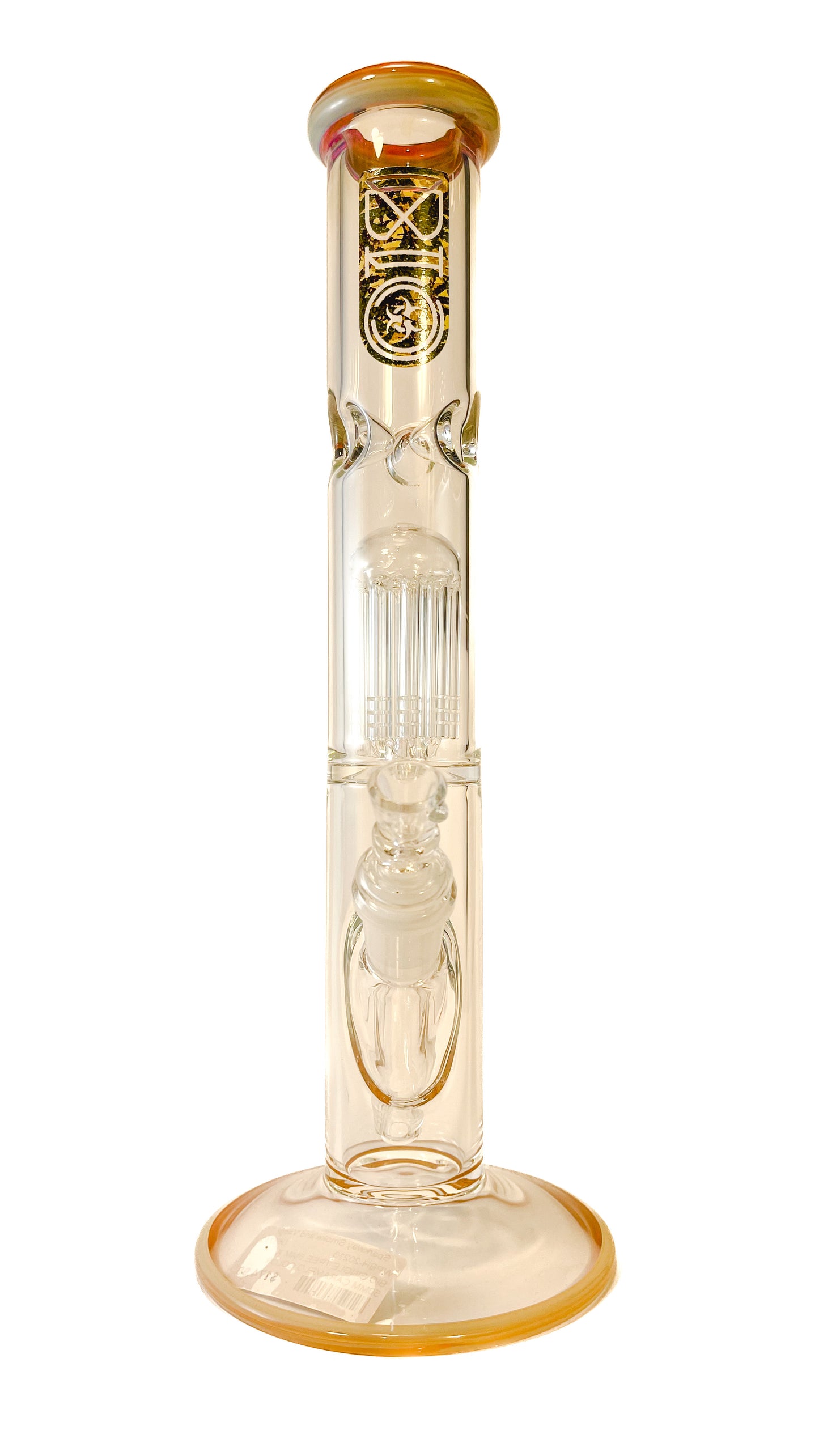 BIO SINGLE TREE 5MM X 50MM COLOR ACCENT STRAIGHT WATERPIPE