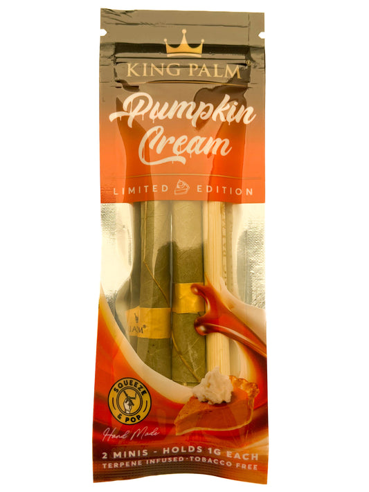 King Palm Pumpkin Cream Minis Tubes 2pc