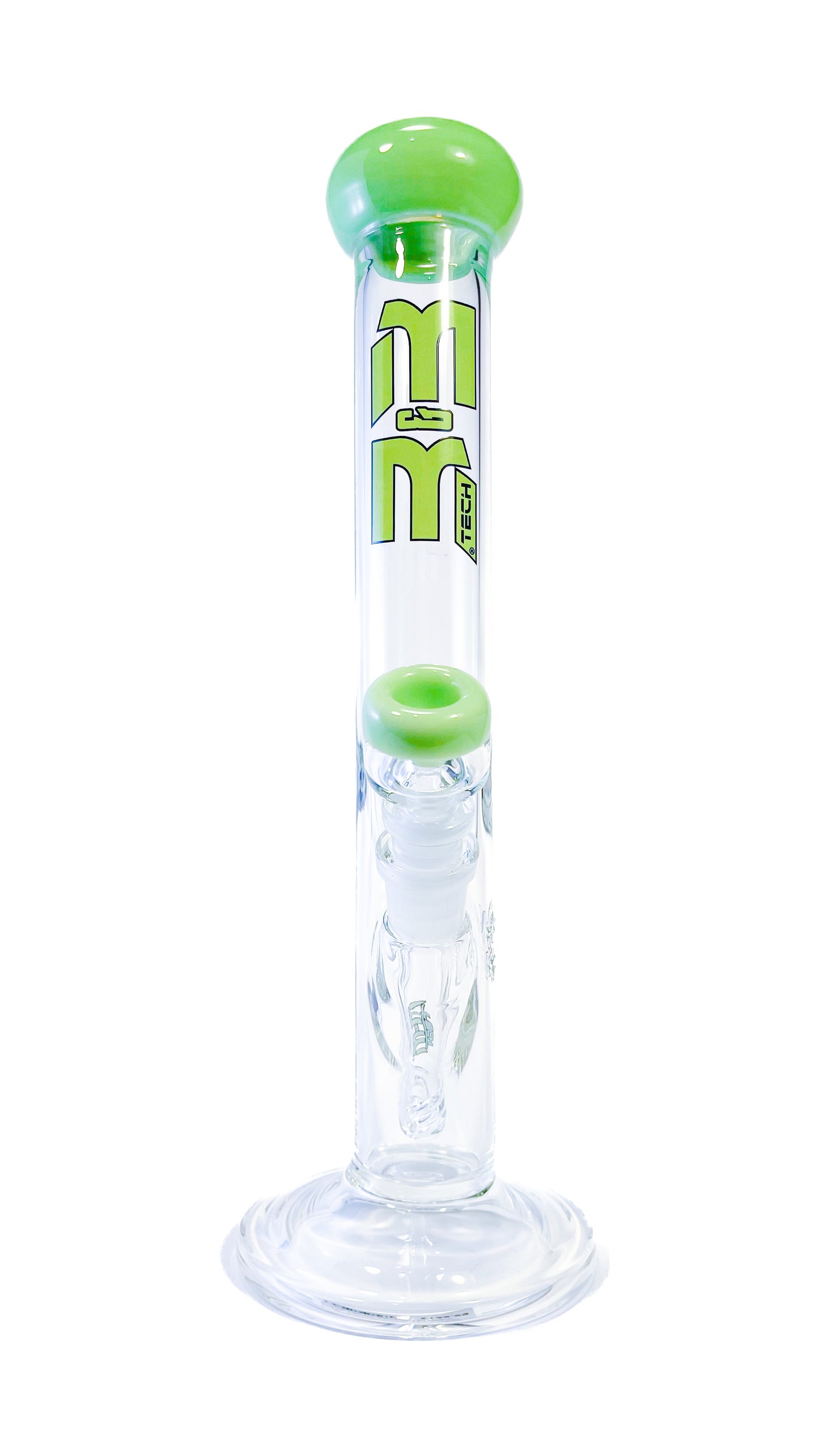 M&M TECH 14IN STR COLOR ACCENT TUBE WATERPIPE SLIME GREEN