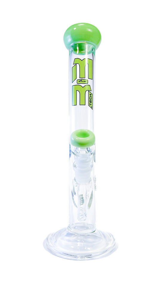 M&M TECH 14IN STR COLOR ACCENT TUBE WATERPIPE SLIME GREEN