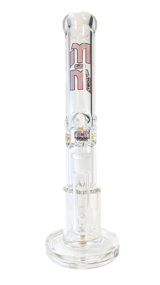 M&M TECH 9MM THICK BUCKET PERC STR TUBE WATERPIPE