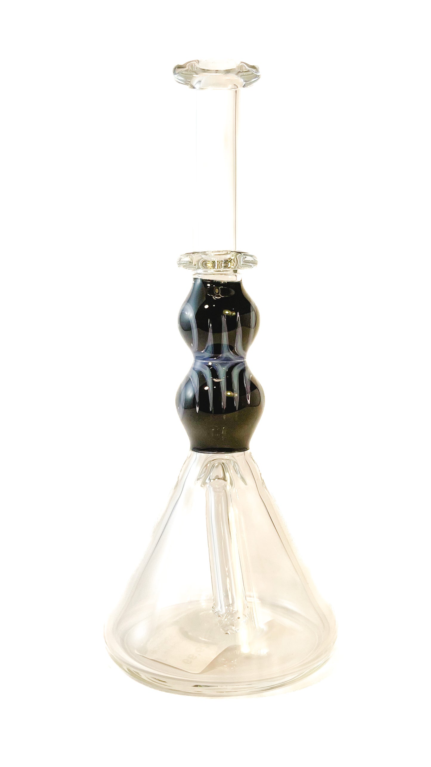 Conviction Glass Double Bubble Beaker Waterpipe